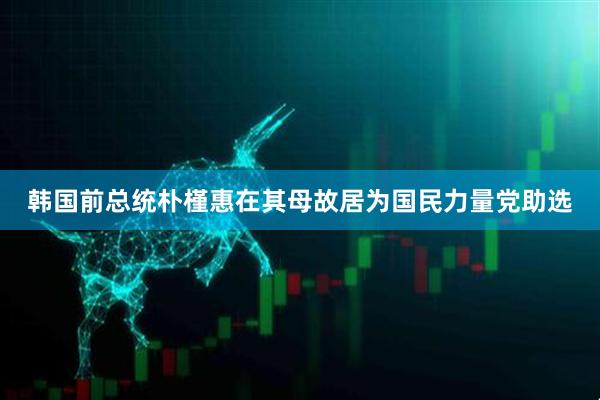 韩国前总统朴槿惠在其母故居为国民力量党助选